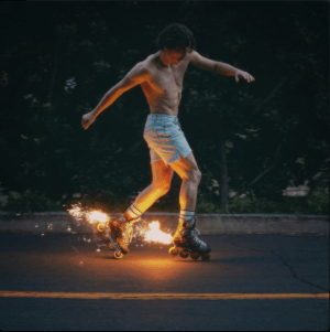 Album Cover Benson Boone Fireworks & Rollerblades