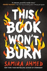 Book cover for This Book Won't Burn by Samira Ahmed
